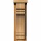 Ekena Millwork Pescadero Rough Sawn Corbel w/Backplate, Western Red Cedar, 6"W x 10"D x 18"H COR06X10X18PEC01RWR - alternate 2